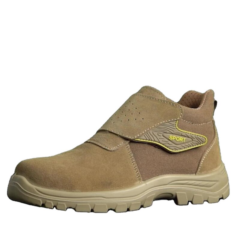 Steel Toe Safety Shoes Manufacturer - Light Weight Leather Work Shoes for Men Workers Boots