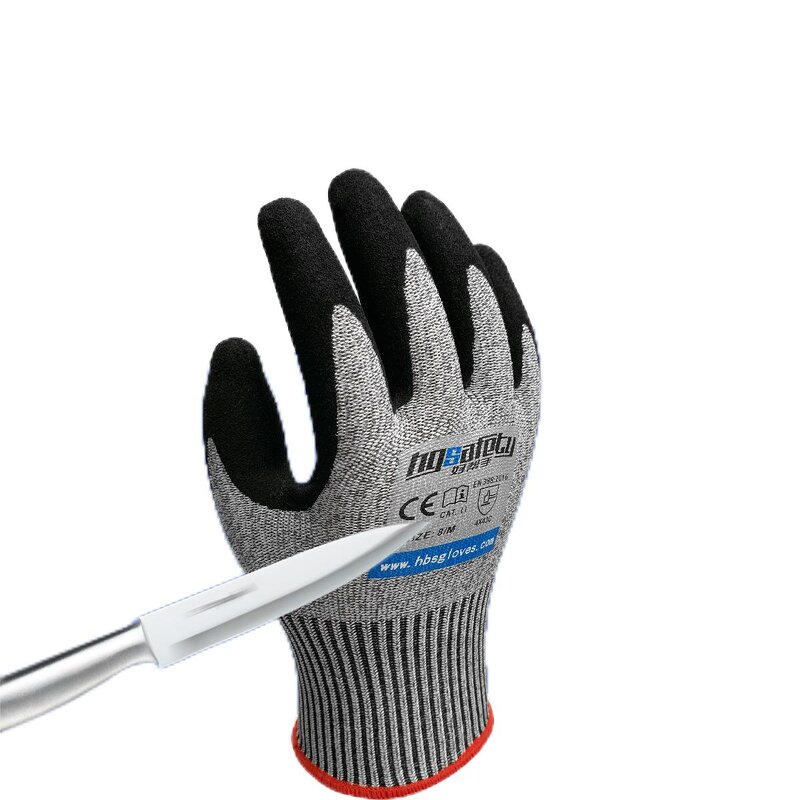 Work Gloves Manufacturer - PU Coated Anti Cut Level 5 Hand Protection