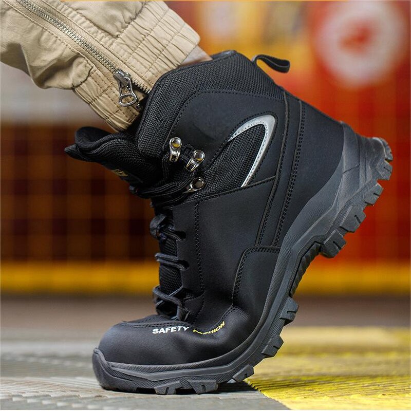 Work Boots Manufacturer - High Quality Australian Miner Construction Steel Toe Woodland Climbing Boots