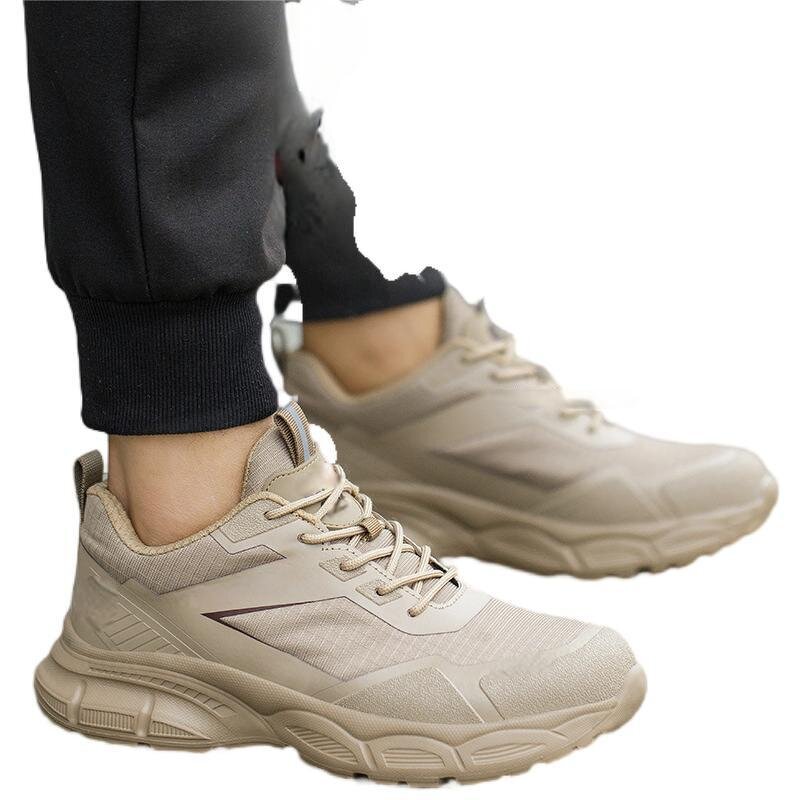 Summer Safety Shoes Manufacturer - Lightweight Breathable Deodorant Rubber Bottom Work Shoes