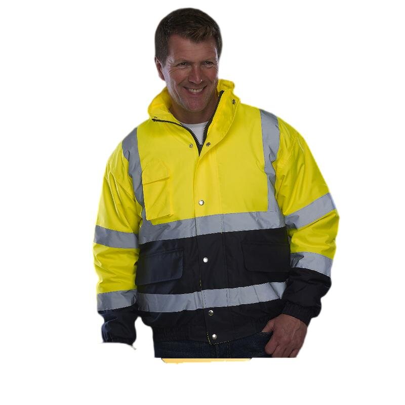 Hi Vis Coverall Manufacturer - Custom Logo High Visibility Reflective Work Uniform Jumpsuits