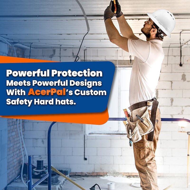 HDPE Hard Hat Manufacturer - 617 SH V Type Slotted Dust-Proof Industrial Construction PPE Helmet