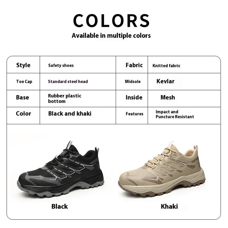 Summer Safety Shoes Manufacturer - Ultra Light Smash Pin-Resistant Labor Protection Work Shoes