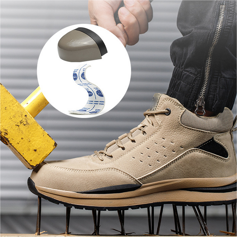 Safety Work Shoes Manufacturer - New Men's Lightweight Breathable Fashion Industrial Shoes