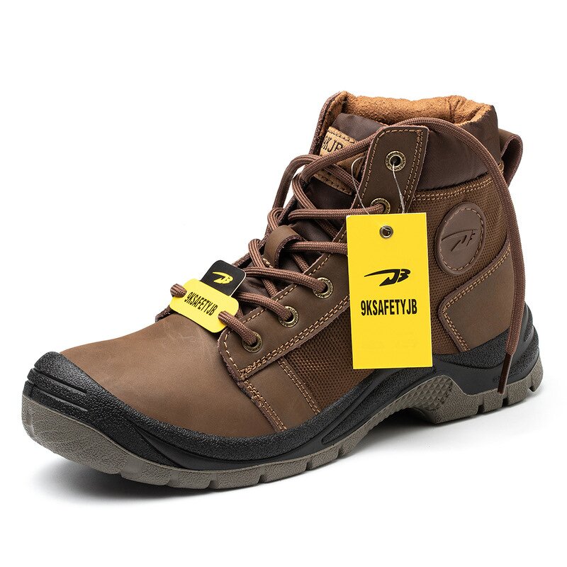 Construction Safety Boots Manufacturer - Men's Four Seasons Wear-Resistant Smash-Proof Steel Toe Labor Shoes