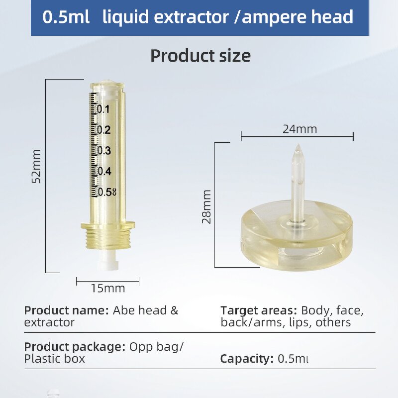 Hyaluronic Acid Pen Manufacturer - No Needle Liquid Inject Portable 0.5ml Ampoule Sterile Disposable for Face Care