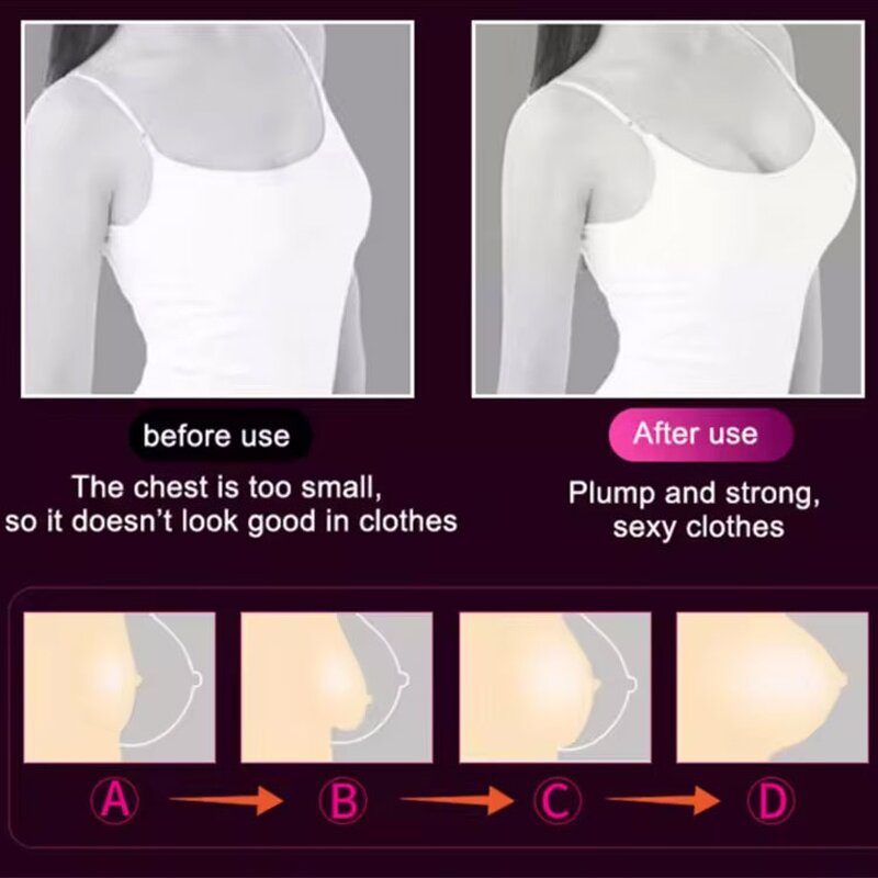 Breast Enlargement Machine Manufacturer - Vacuum Negative Pressure Cupping with 125mm/135mm Cups & 1200mAh Battery Home