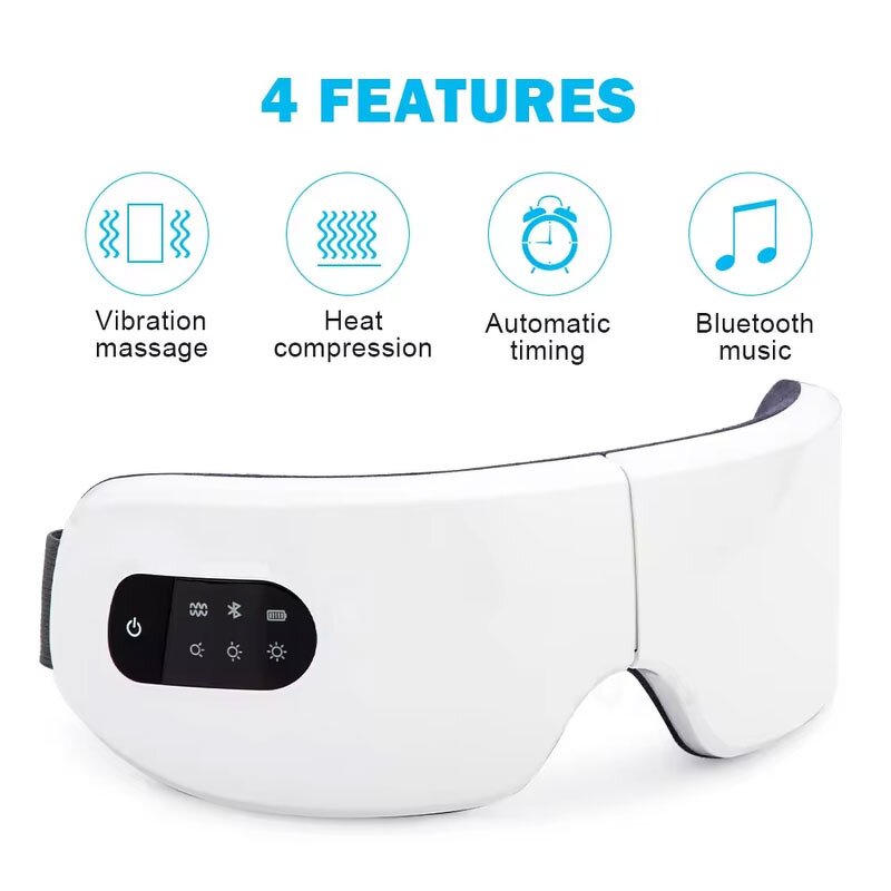 Under Eye Care Massager Manufacturer - Intelligent Electric Smart Vibrating with Heat Compression