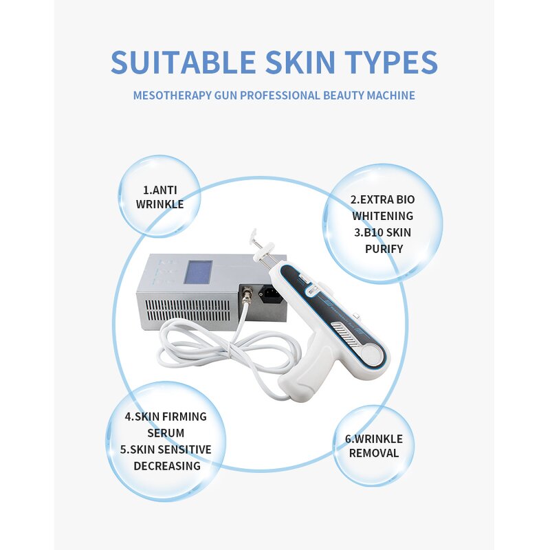 Meso Therapy Machine Manufacturer - Beauty Home Use ABS for Nano Skin Care Whitening & Face Tightening with US Plugs