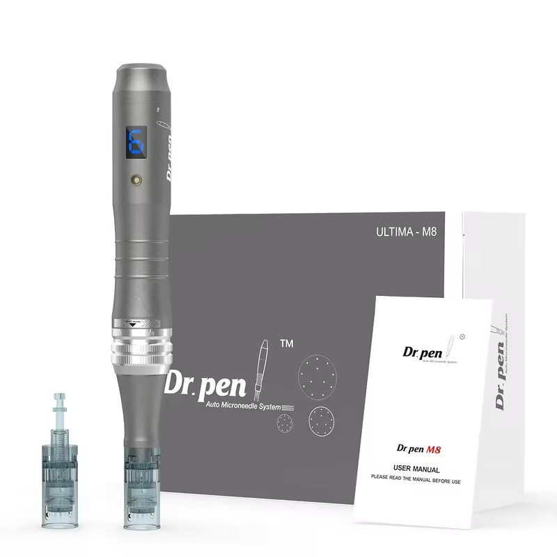 Derma Pen Kit Manufacturer - Original Dr Pen M8 3 Slots Design Rechargeable Microneedling Pen with 16pins Cartridge