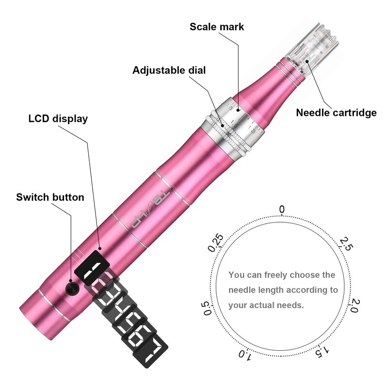 Derma Pen Manufacturer - Microneedling Pen Home Use Electric Salon Use Anti Wrinkles Anti Aging Portable