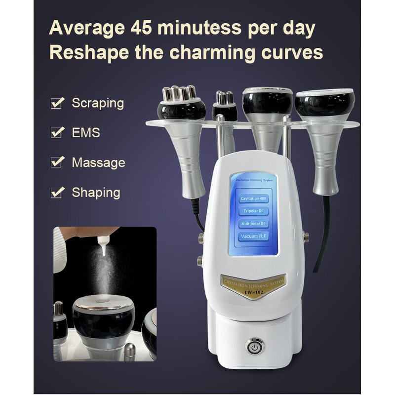 Slimming Instrument Manufacturer - Four-in-One 40k Home Use Negative Pressure Scraping Cupping & Massage Four-Pole