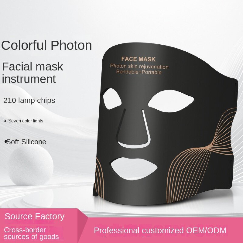 LED Light Therapy Mask Manufacturer - Medical Grade 7-Color 630nm 850nm Silicone with US & ZA Plugs