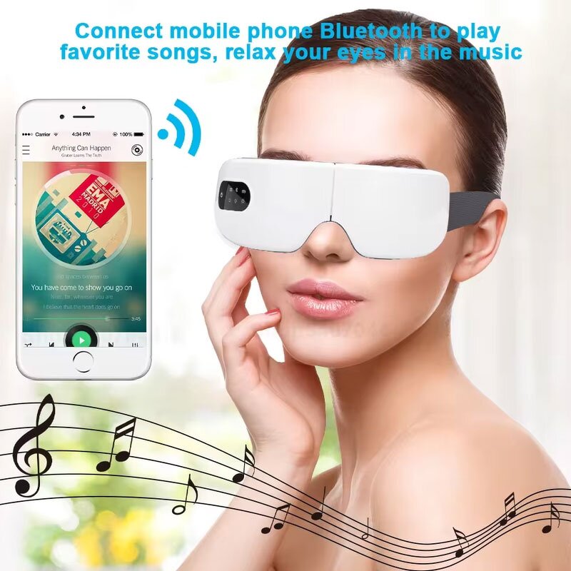 Under Eye Care Massager Manufacturer - Intelligent Electric Smart Vibrating with Heat Compression