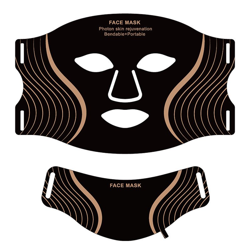 LED Beauty Mask Manufacturer - Cross-border Colorful Photorejuvenator Red Light Therapy for Facial Care