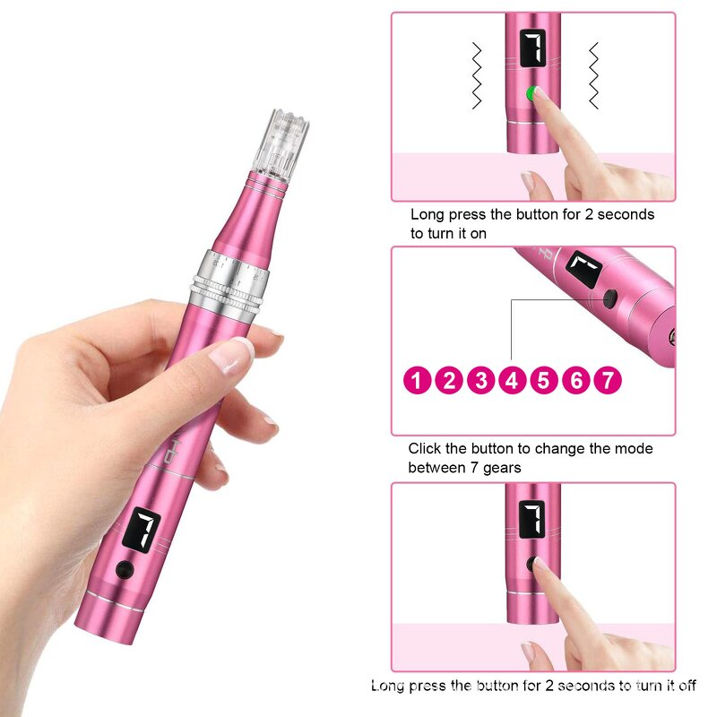 Derma Pen Manufacturer - Microneedling Pen Home Use Electric Salon Use Anti Wrinkles Anti Aging Portable
