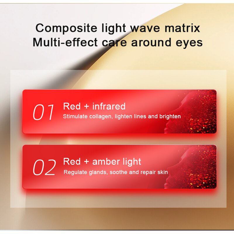 LED Therapy Mask for Eyes Manufacturer - 630nm+850nm Red Light Anti-Aging Support Customization OEM ODM Silicone