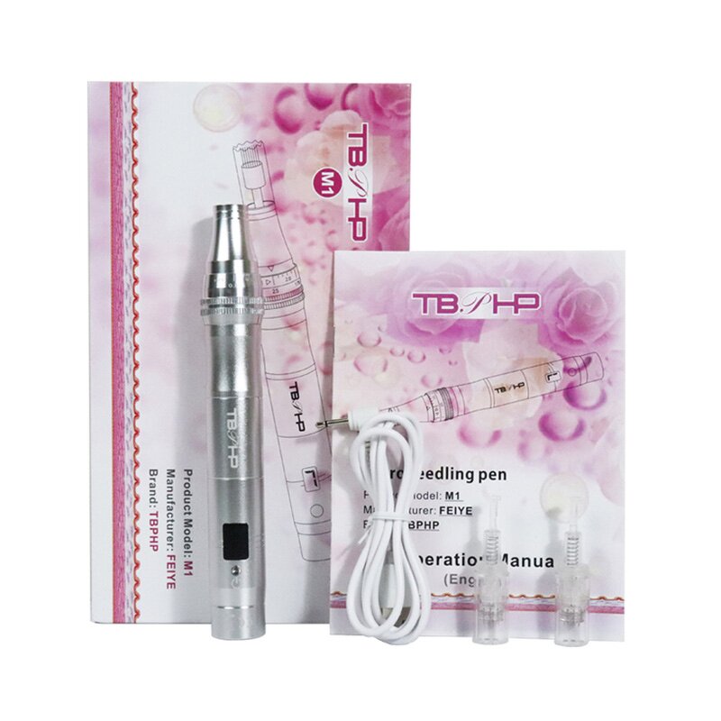 Dermapen Manufacturer - TBPHP M1 Upgraded Electric Wireless with LCD Screen & 2 Cartridges for Face Body