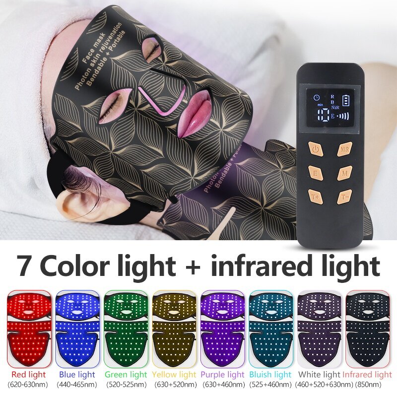 LED Light Therapy Mask Manufacturer - Infrared for Face Acne Treatment Waterproof 3000mAh Battery