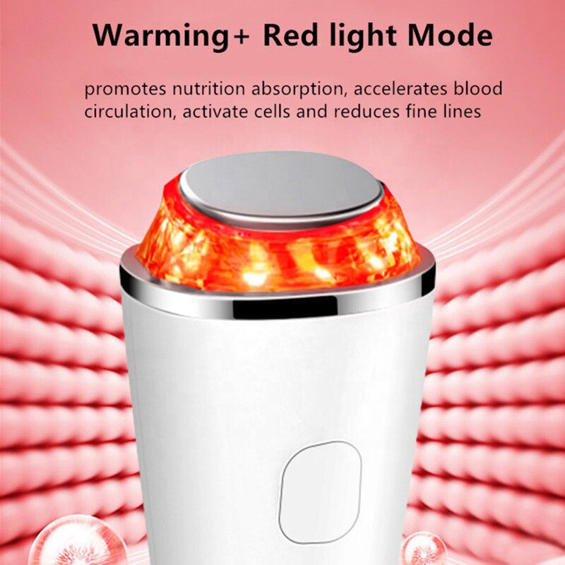 Beauty Instrument Manufacturer - Three-in-one Hot and Cold Photon Ice Hammer for Facial Eye Massage Light Guide