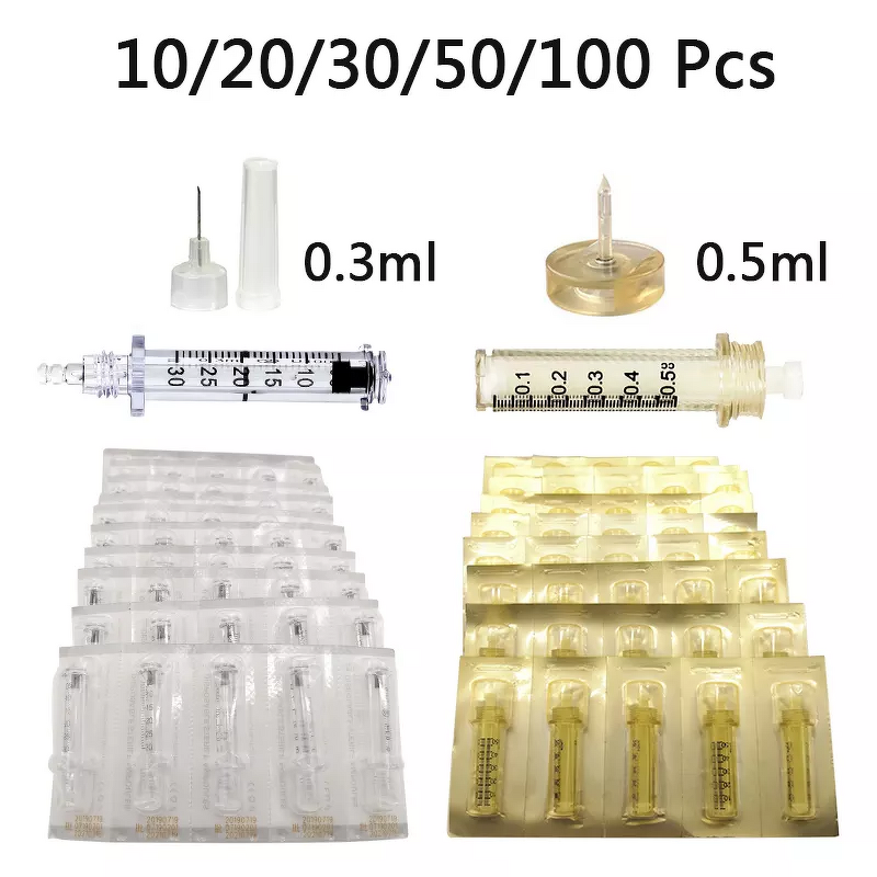 Hyaluronic Acid Pen Manufacturer - 0.3ml 0.5ml Sterile Plastic High Pressure Lip Filler Ampoules