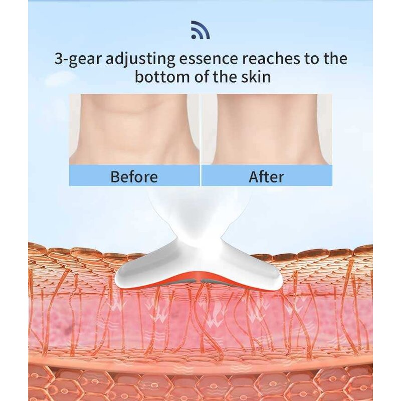 Neck and Face Lifting Massager Manufacturer - Vibration 7-Color LED V-Shape for Skin Tightening & Rejuvenation