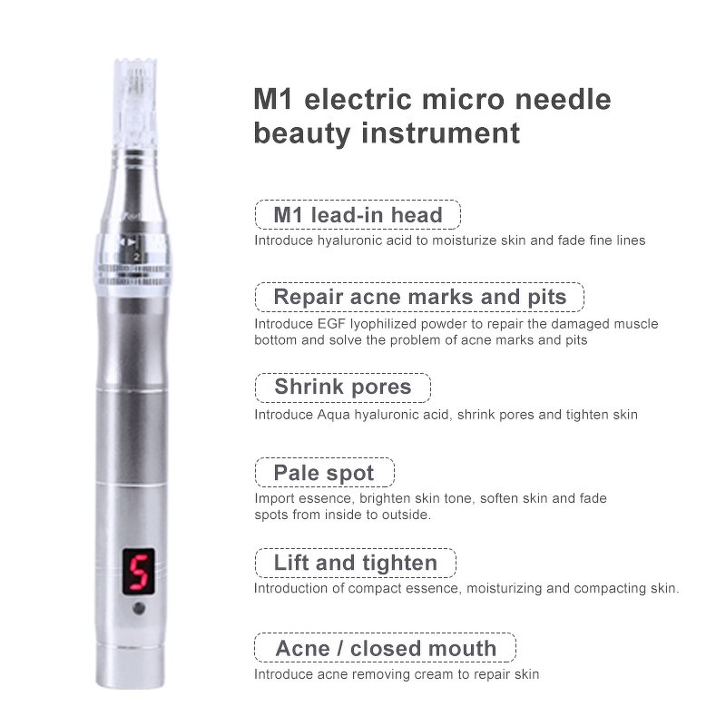 Derma Pen Manufacturer - Needle Electrical Professional 05 Rechargeable Nano Serum Therapy for Microneedling