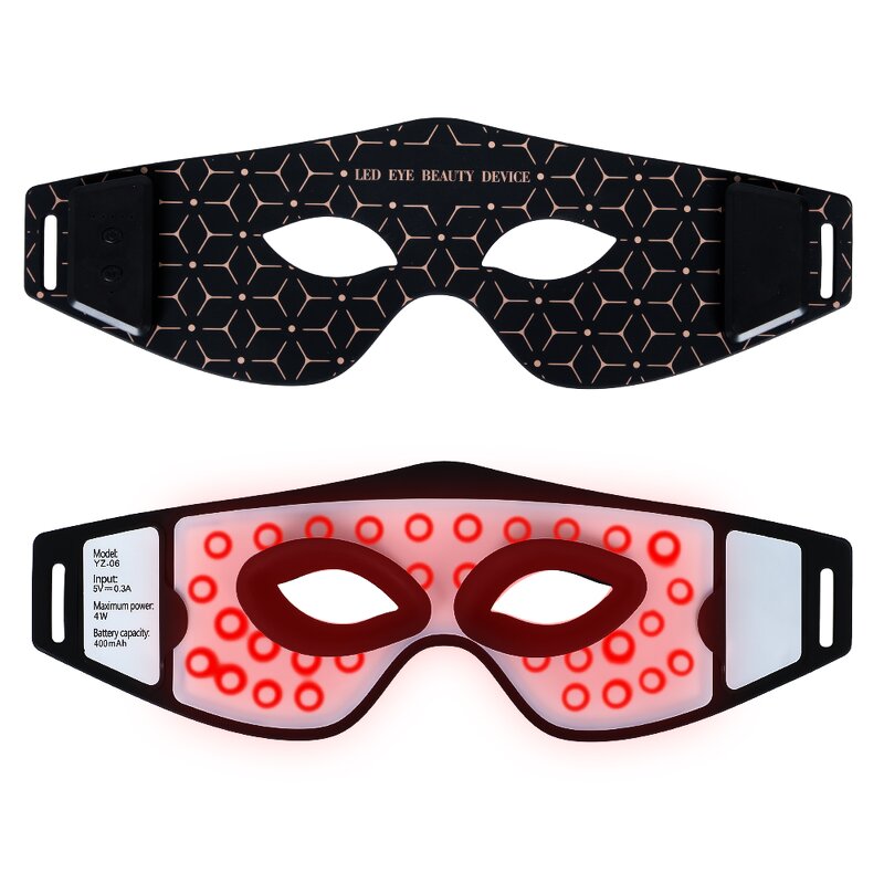 LED Eye Mask Manufacturer - Under Eye Red Light Therapy for Anti Wrinkle Smart Eye Bag Removal Vibration 630nm+850nm