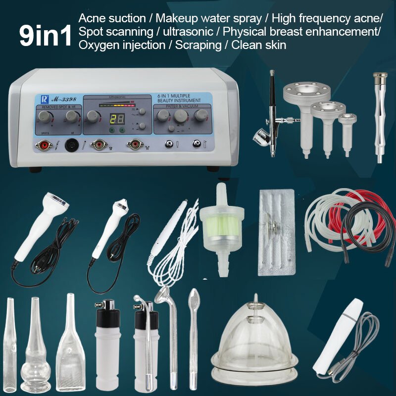 Facial Cleaning Machine Manufacturer - 9 in 1 Multi-functional Frequency for Spot Removal Blackhead Vacuum