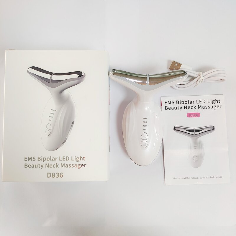 Neck and Face Lifting Massager Manufacturer - Vibration 7-Color LED V-Shape for Skin Tightening & Rejuvenation