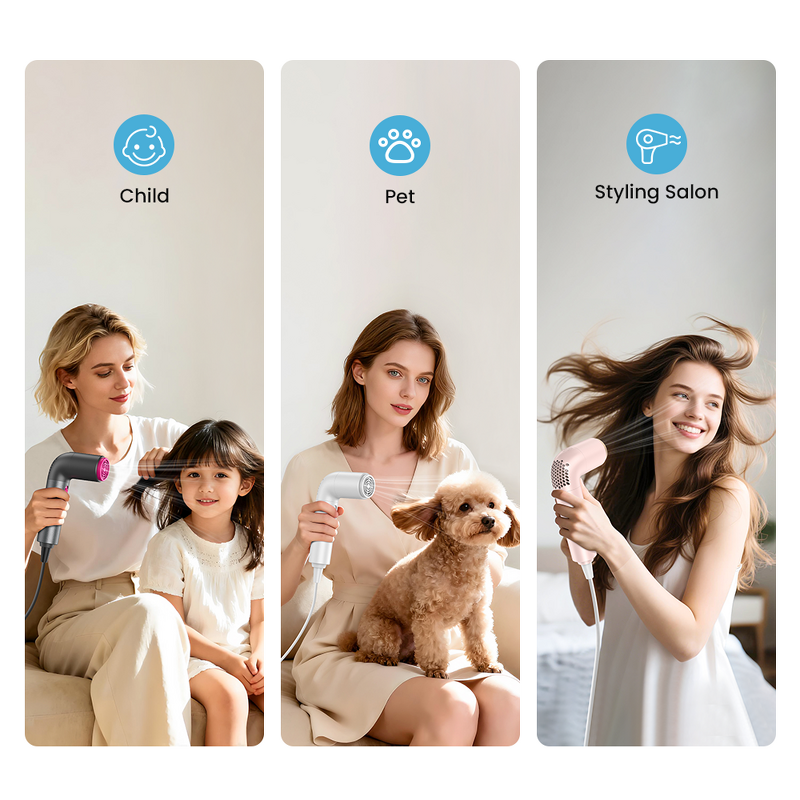 Hair Dryer Manufacturer - Most Powerful Lightest Brushless High-speed Ionic Smart Salon Dryer