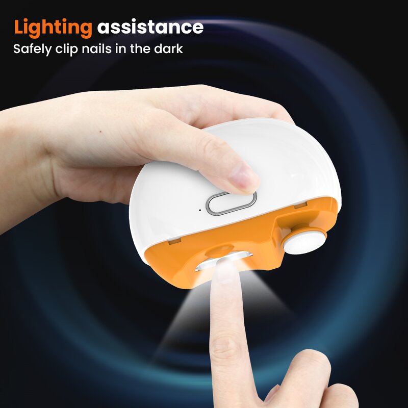 Electric Nail Clipper Manufacturer - Rechargeable Automatic 2-speed Lcd Baby Elderly Safety Trimmer