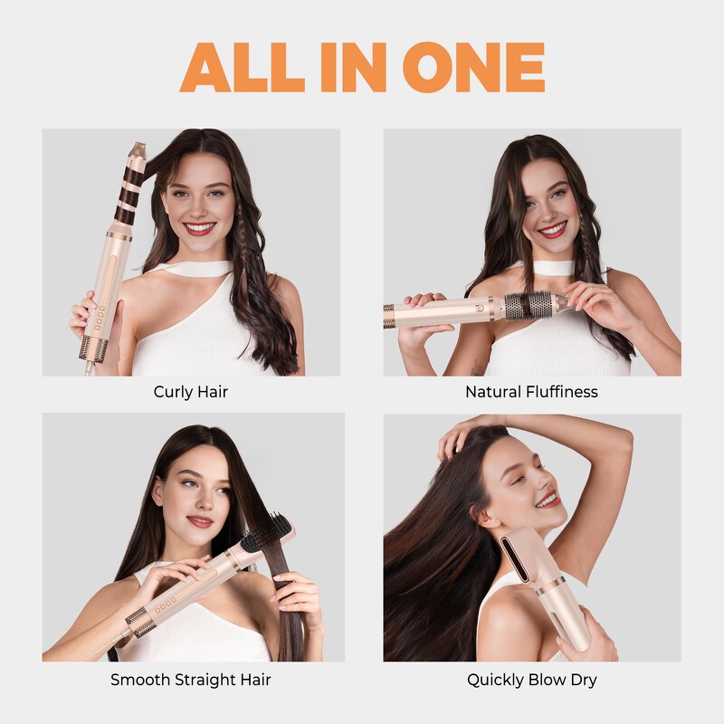 Hair Styler Manufacturer - All in One Dryer Curling Iron Straightener Brush Hair Styling Tools