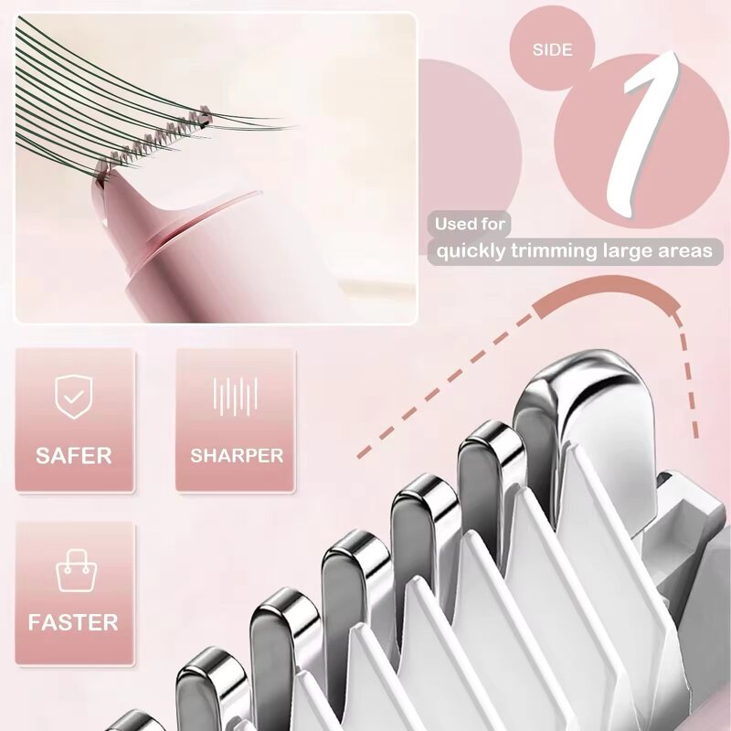 Electric Razor for Women Manufacturer - 2025 Pink Portable Painless Bikini Hair Removal Trimmer