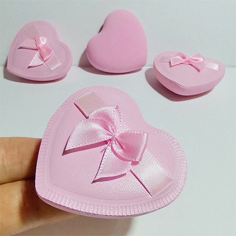 Makeup Sponge Manufacturer - Heart Bowknot Marshmallow Puff for BB Cream Foundation Dry and Wet Dual-Use