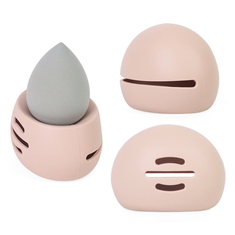 Makeup Sponge Holder Manufacturer - Custom Washable Soft Travel Face Sponges Container Box Silicone Storage