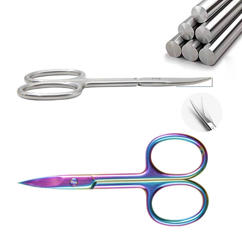 Eyebrow Scissors Manufacturer - Private Label OEM Stainless Steel Mini for Eyebrow Eyelash Face Hair Nail
