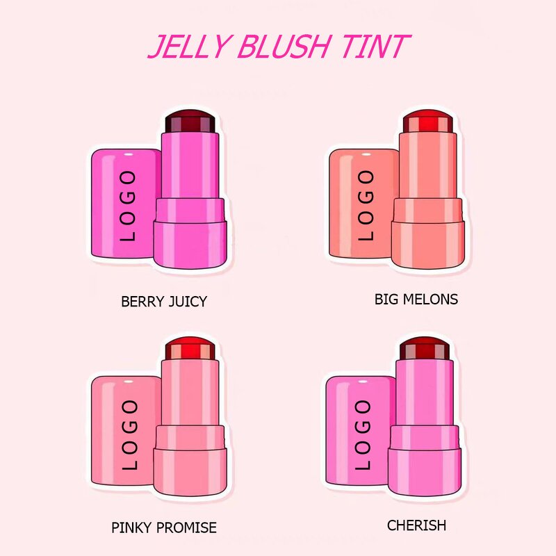 Jelly Blush Stick Manufacturer - New Arrival Popular Blush Lip Makeup Private Label New Design Lip Tint Stain Cream