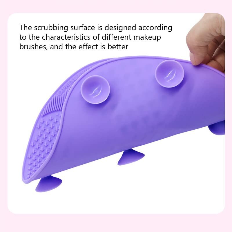 Makeup Brush Cleaner Mat Manufacturer - Silicon Cleaning Pad Portable Washing Tool Scrubber