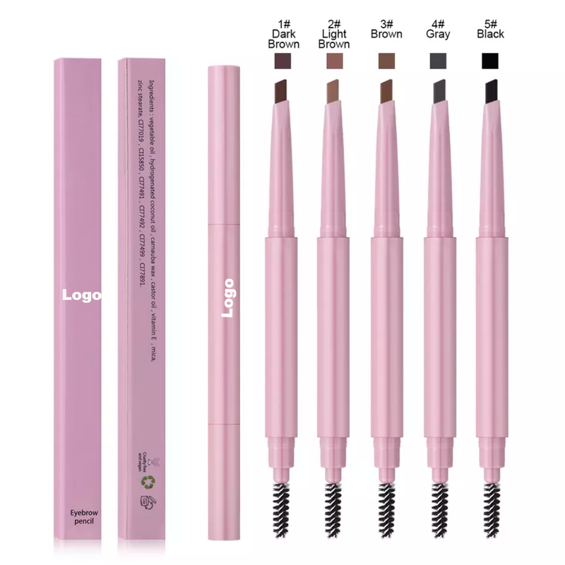 Eyebrow Pencil Manufacturer - Customized Private Label Waterproof Custom Logo with Brush