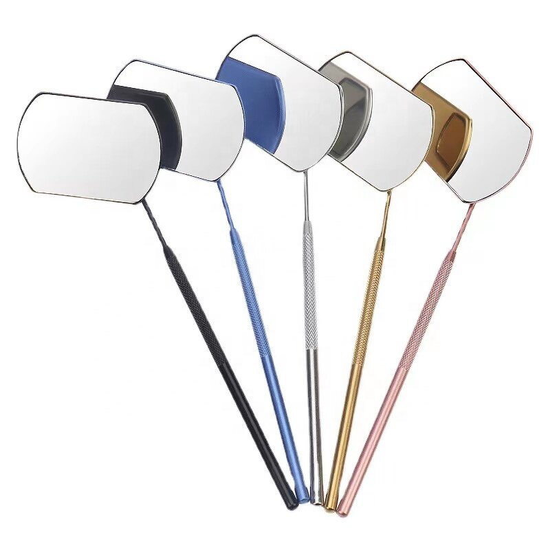 Eyelash Inspection Mirror Manufacturer - Cloud Heart Shape Extensions Mirror Handle Heart Case