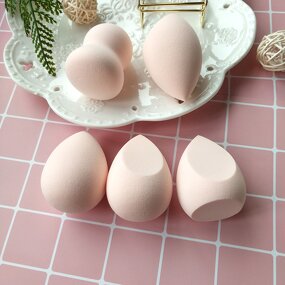 Makeup Sponge Manufacturer - Free Sample Light Pink Non Latex and Vegan Private Label Beauty Sponge Blender