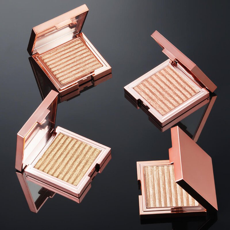 Bronzer Manufacturer - Custom LOGO Vegan Shimmer Face Illuminator Pressed Powder Private Label