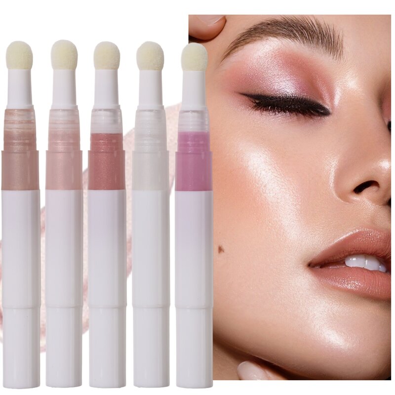 Highlighter Sticks Manufacturer - OEM Sponge Head Shade Contour Jelly Vegan Non Transfer Face Glow Pen