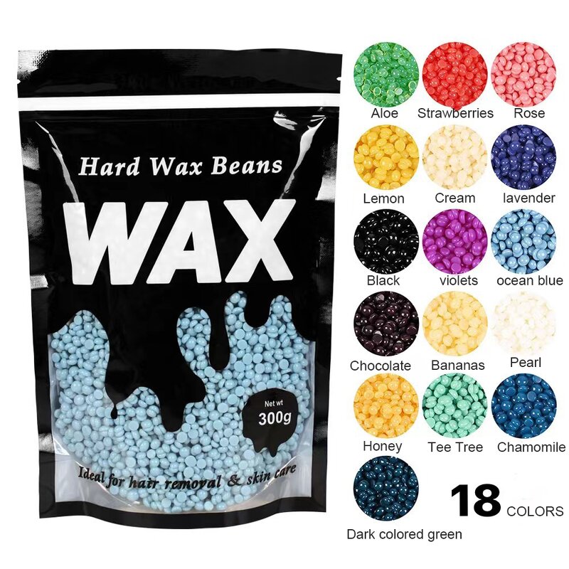 Depilatory Wax Manufacturer - Private Label 100g Hot Film Wax Strip Less Hard Wax Beads for Hair Removal