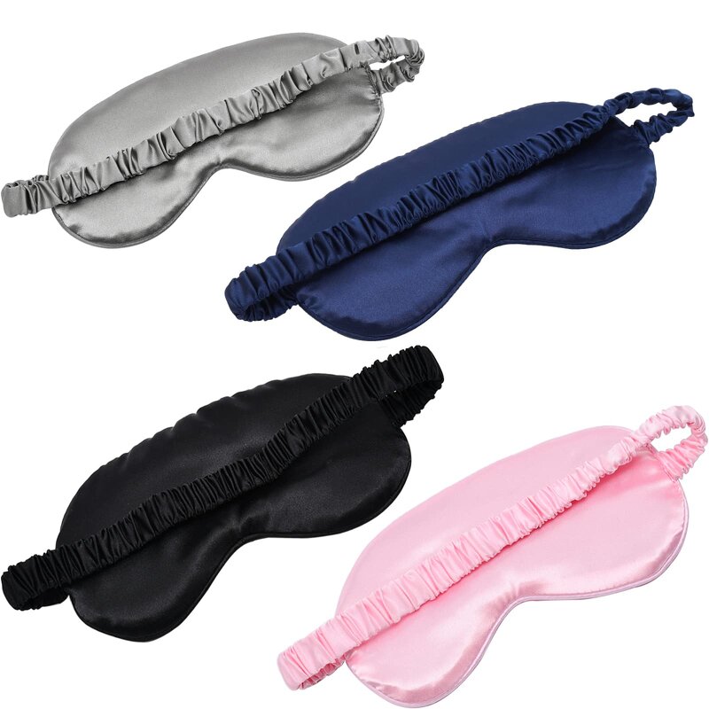 Sleep Eye Mask Manufacturer - Wholesale Customize Logo Private Label Satin Silk Travel Adjustable