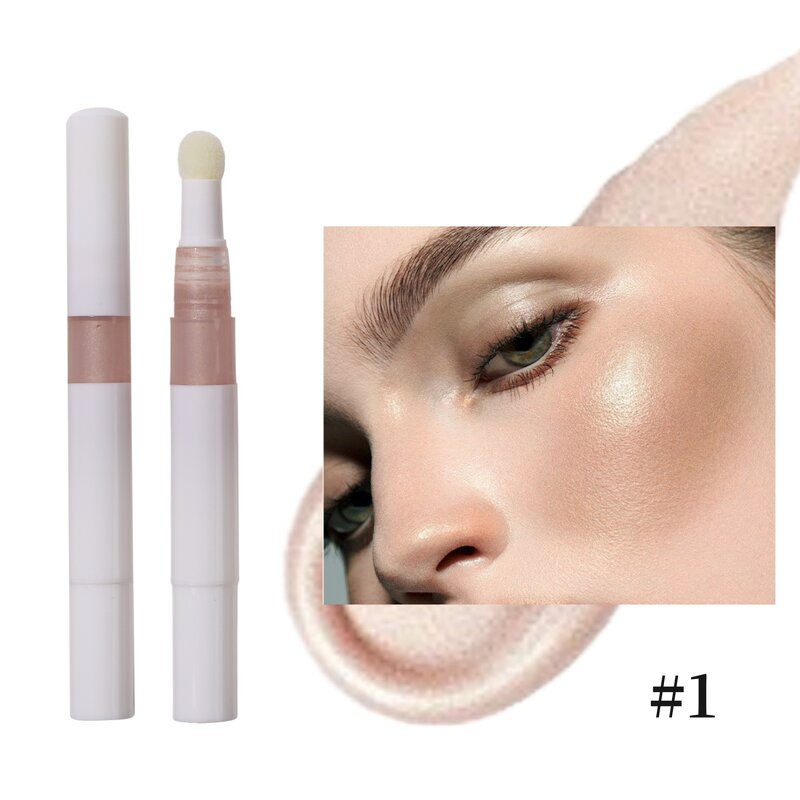 Highlighter Sticks Manufacturer - OEM Sponge Head Shade Contour Jelly Vegan Non Transfer Face Glow Pen