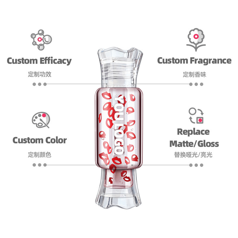 Lip Gloss Manufacturer - Private Label VE for Women Mineral Liquid Soft Balm with Sleep Repair Layering Candy