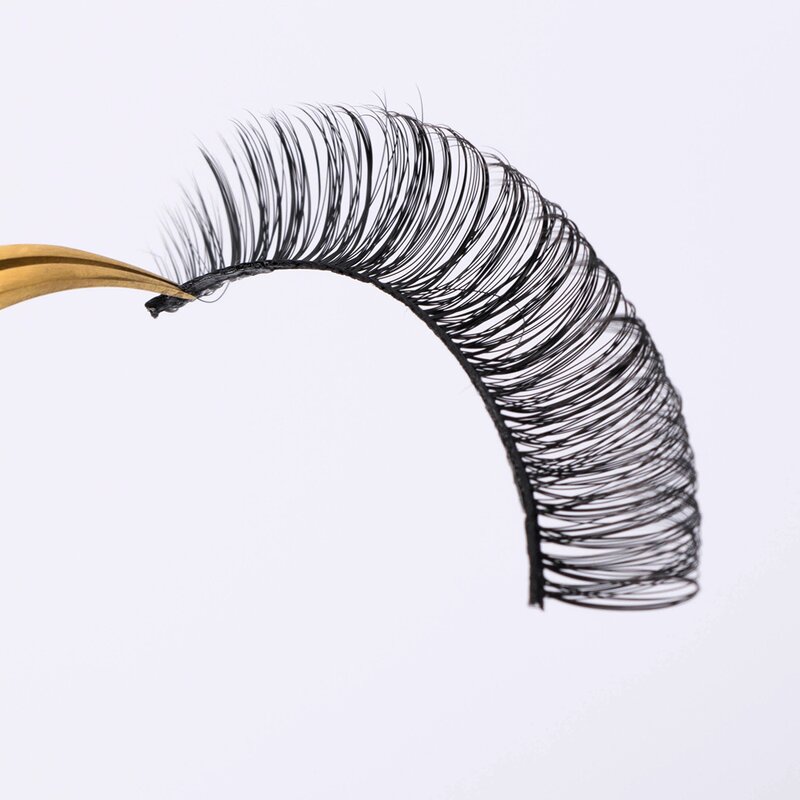 False Lashes Manufacturer - C D Curl Strip Russian Volume Eyelash Extensions Deep Curl Faux Mink