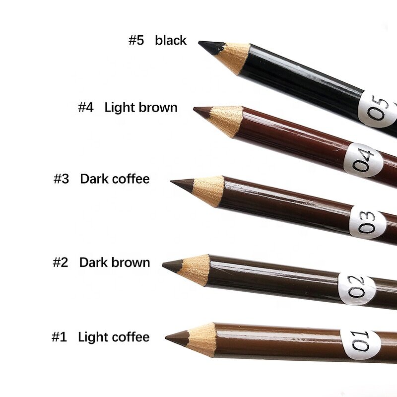 Eyebrow Pencil Manufacturer - Private Label Double Headed Wood Smooth Waterproof Custom Logo